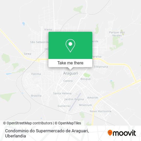 Condominio do Supermercado de Araguari map