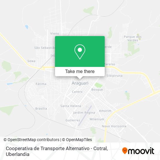 Cooperativa de Transporte Alternativo - Cotral map