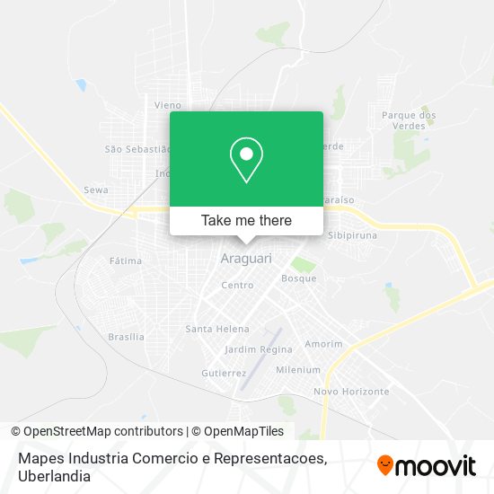 Mapes Industria Comercio e Representacoes map