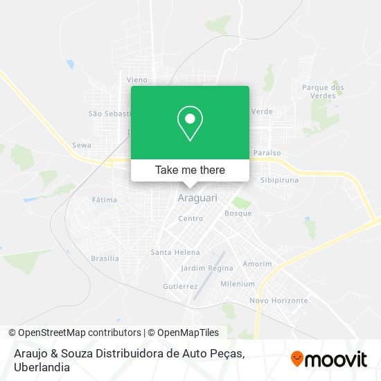 Araujo & Souza Distribuidora de Auto Peças map