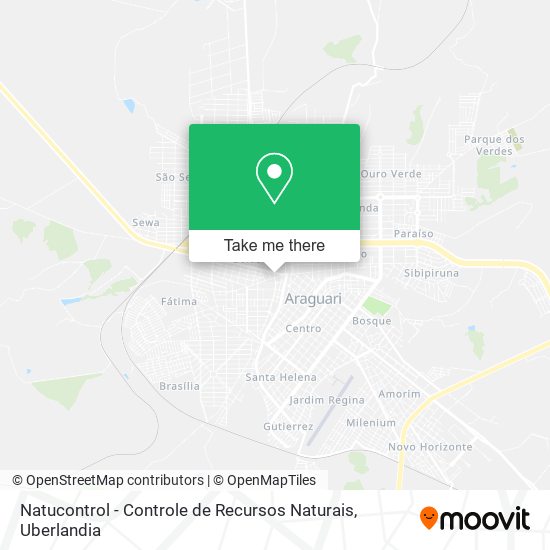 Natucontrol - Controle de Recursos Naturais map