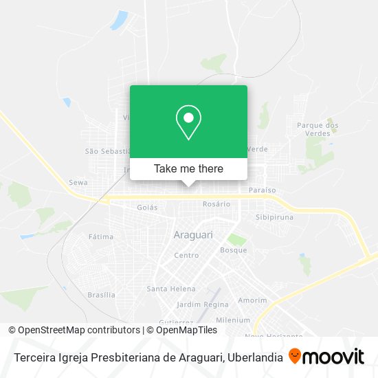 Terceira Igreja Presbiteriana de Araguari map