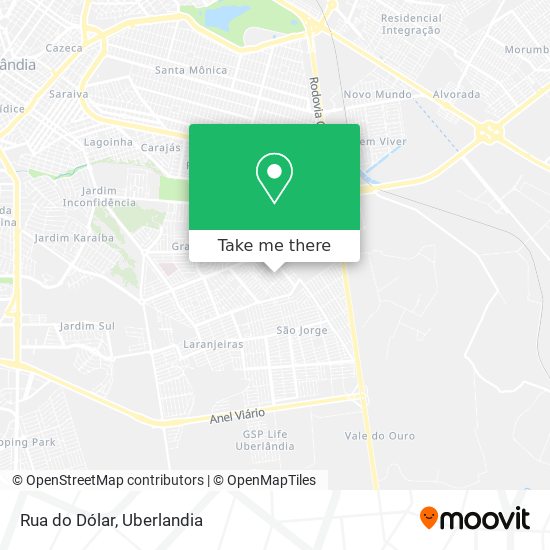 Rua do Dólar map