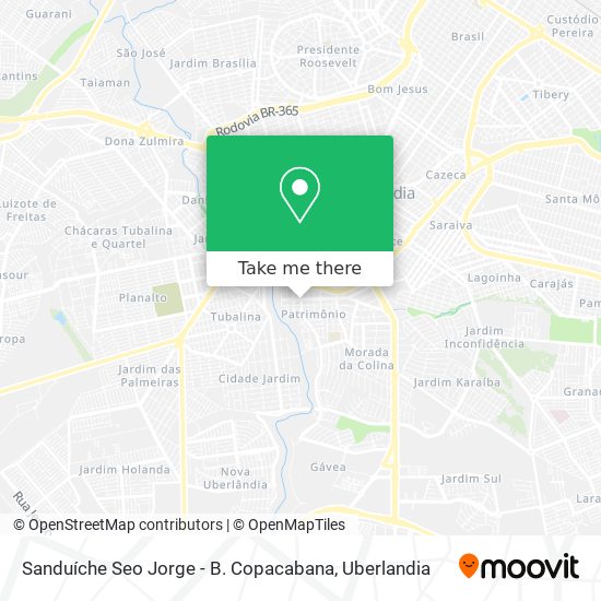 Sanduíche Seo Jorge - B. Copacabana map