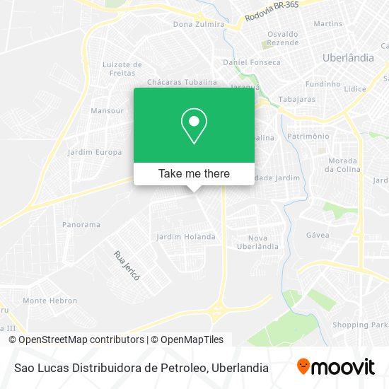 Sao Lucas Distribuidora de Petroleo map