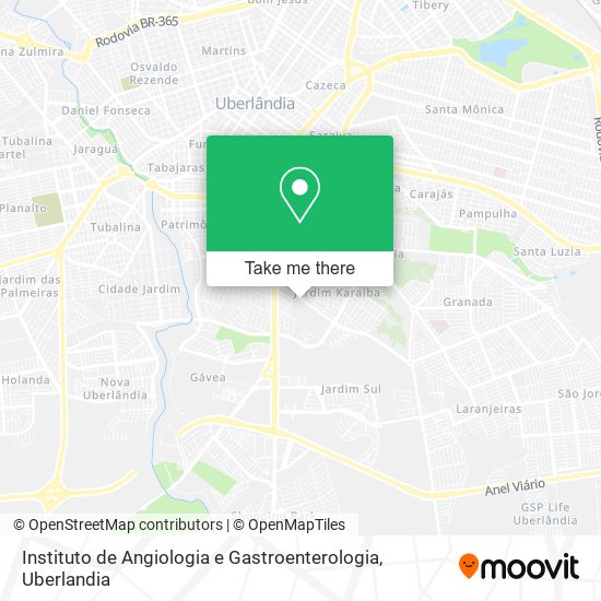 Instituto de Angiologia e Gastroenterologia map
