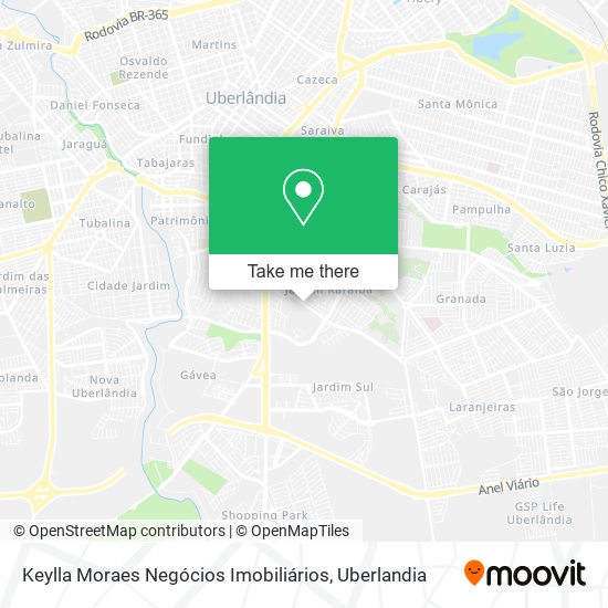 Mapa Keylla Moraes Negócios Imobiliários