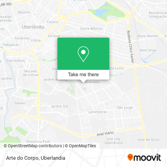Arte do Corpo map