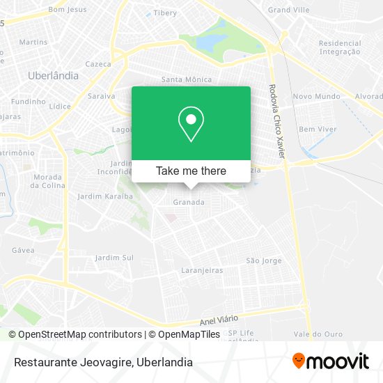 Restaurante Jeovagire map