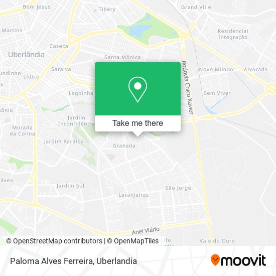 Paloma Alves Ferreira map