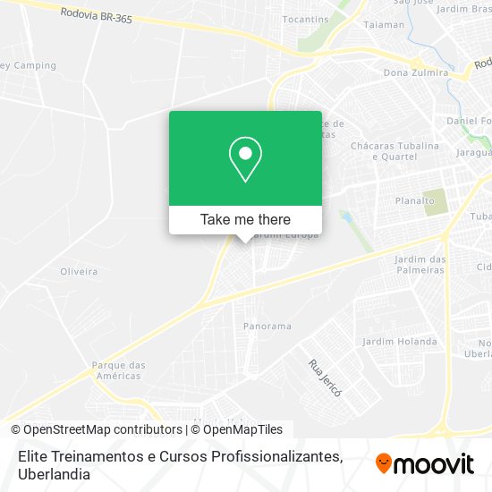 Mapa Elite Treinamentos e Cursos Profissionalizantes