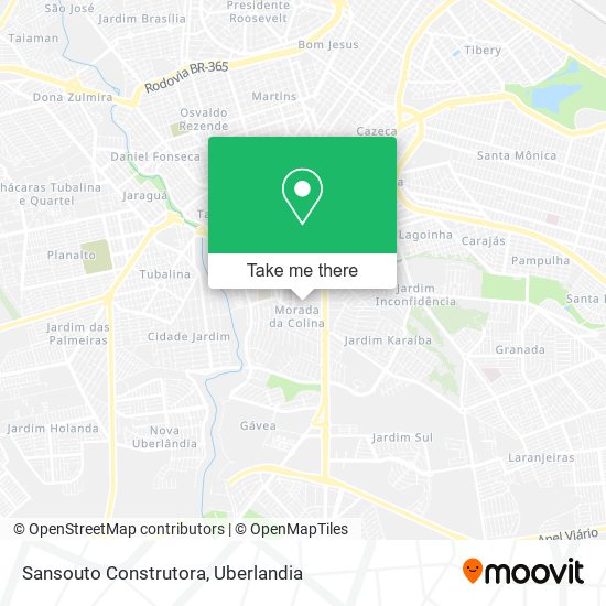 Sansouto Construtora map