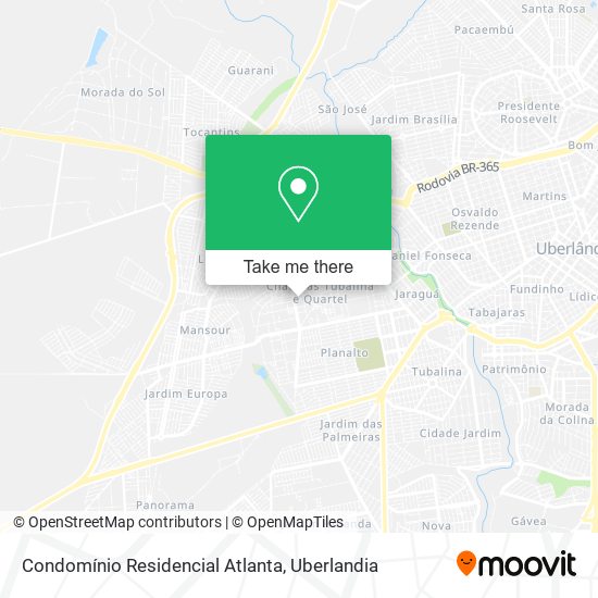 Condomínio Residencial Atlanta map