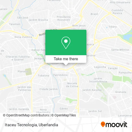 Itaceu Tecnologia map