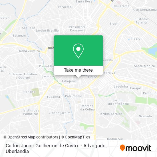 Carlos Junior Guilherme de Castro - Advogado map