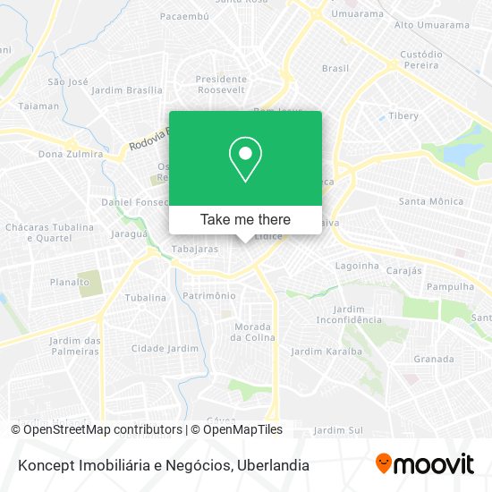 Koncept Imobiliária e Negócios map