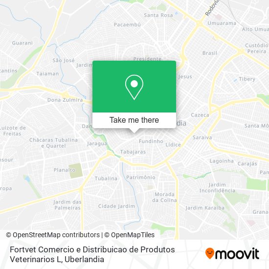 Fortvet Comercio e Distribuicao de Produtos Veterinarios L map