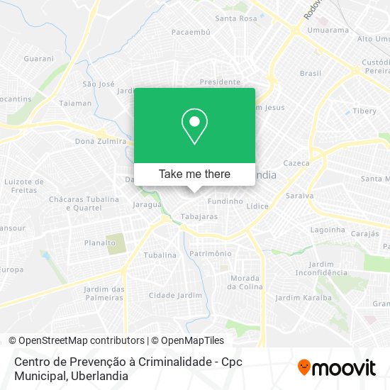 Mapa Centro de Prevenção à Criminalidade - Cpc Municipal