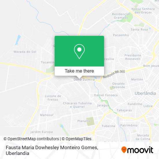 Mapa Fausta Maria Dowhesley Monteiro Gomes