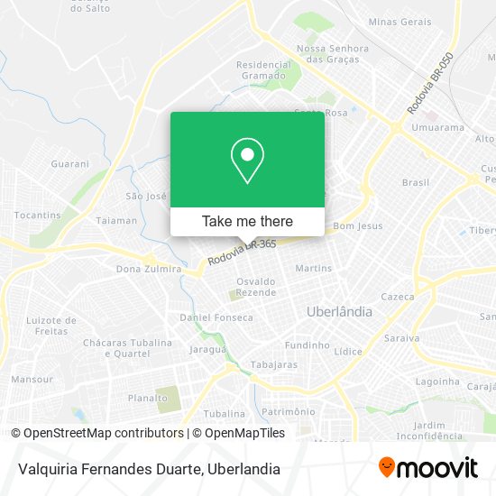 Valquiria Fernandes Duarte map