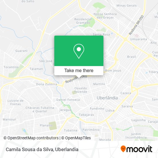 Camila Sousa da Silva map