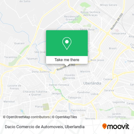 Dacio Comercio de Automoveis map
