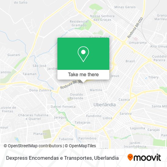 Dexpress Encomendas e Transportes map