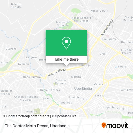 The Doctor Moto Pecas map