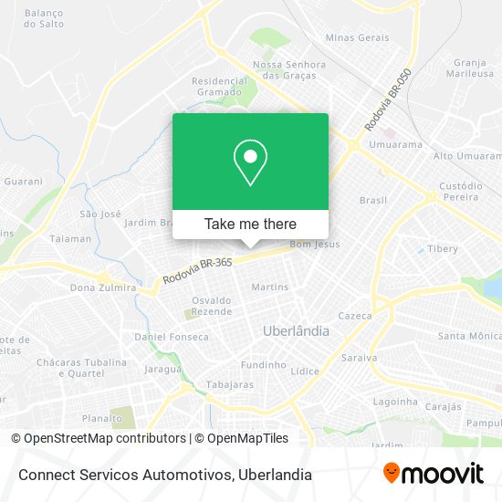 Connect Servicos Automotivos map