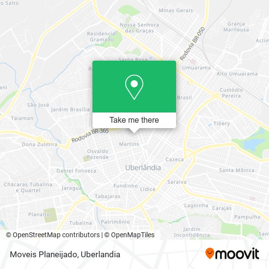 Moveis Planeijado map