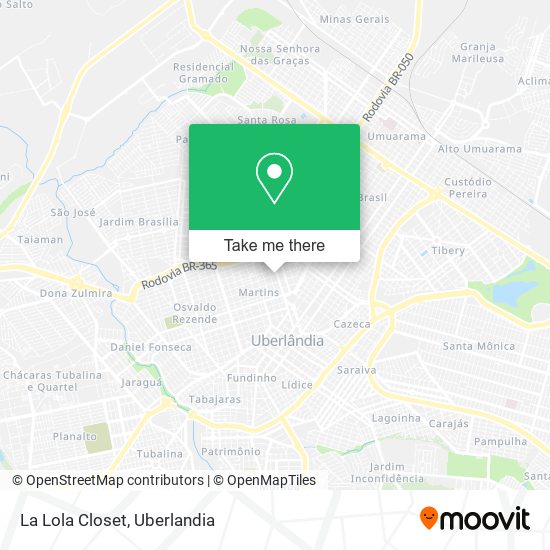 La Lola Closet map