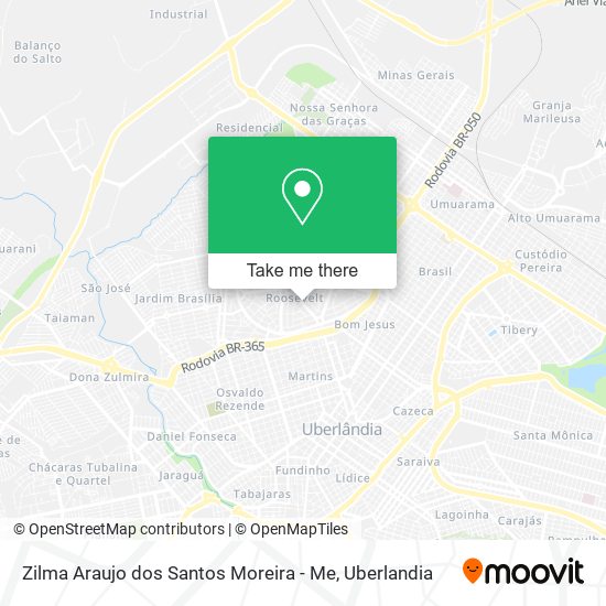 Mapa Zilma Araujo dos Santos Moreira - Me