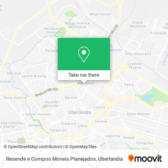 Mapa Resende e Compos Moveis Planejados