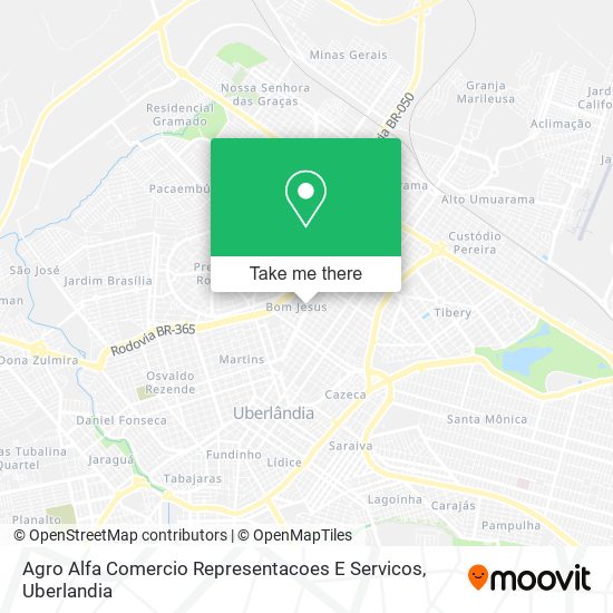 Agro Alfa Comercio Representacoes E Servicos map