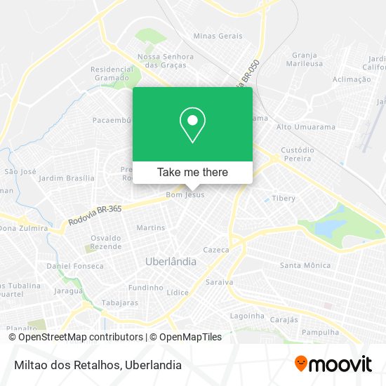 Miltao dos Retalhos map