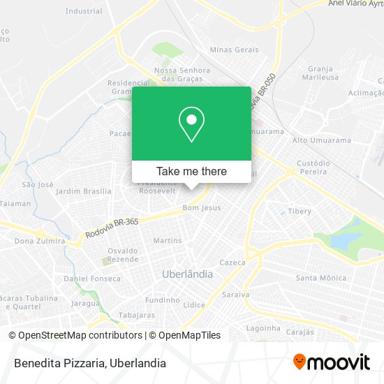 Mapa Benedita Pizzaria