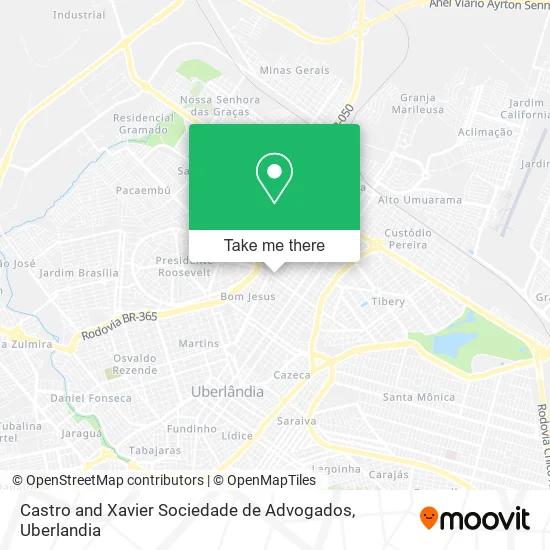 Castro and Xavier Sociedade de Advogados map