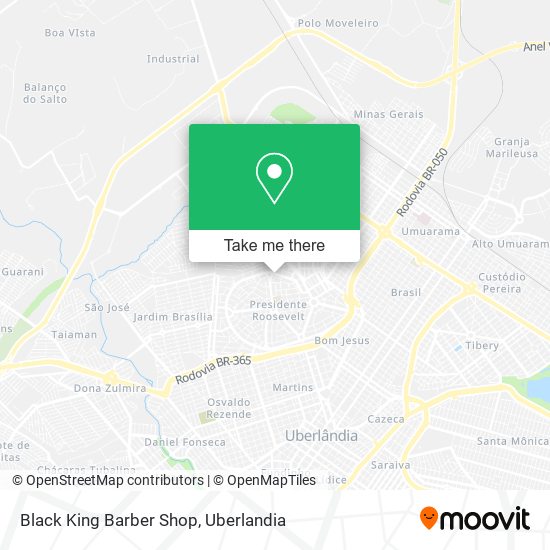 Black King Barber Shop map