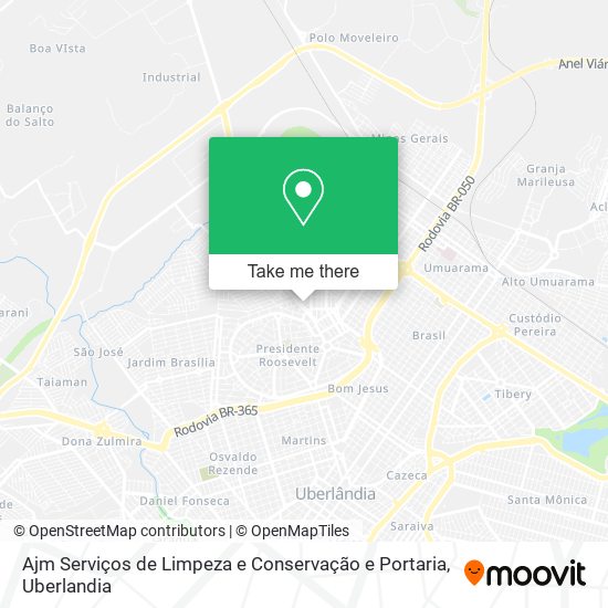 Mapa Ajm Serviços de Limpeza e Conservação e Portaria