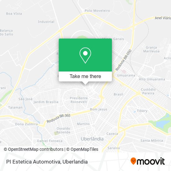 PI Estetica Automotiva map