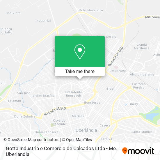 Gotta Indústria e Comércio de Calcados Ltda - Me map