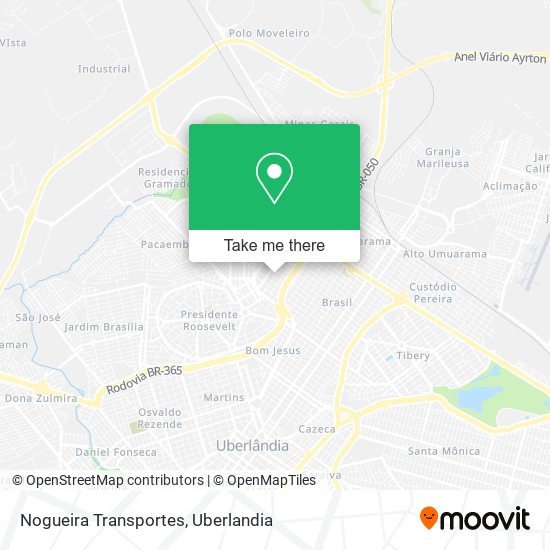 Mapa Nogueira Transportes