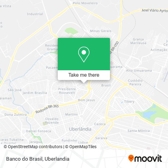 Banco do Brasil map