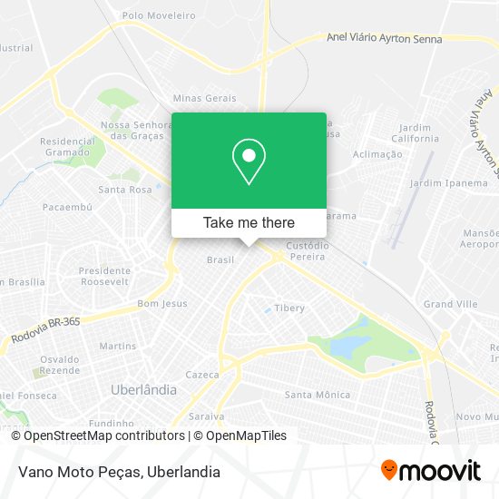 Vano Moto Peças map