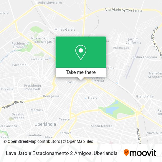 Lava Jato e Estacionamento 2 Amigos map