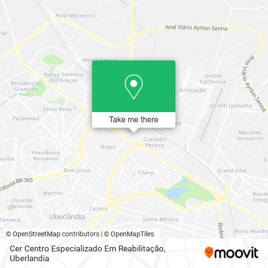 Cer Centro Especializado Em Reabilitação map