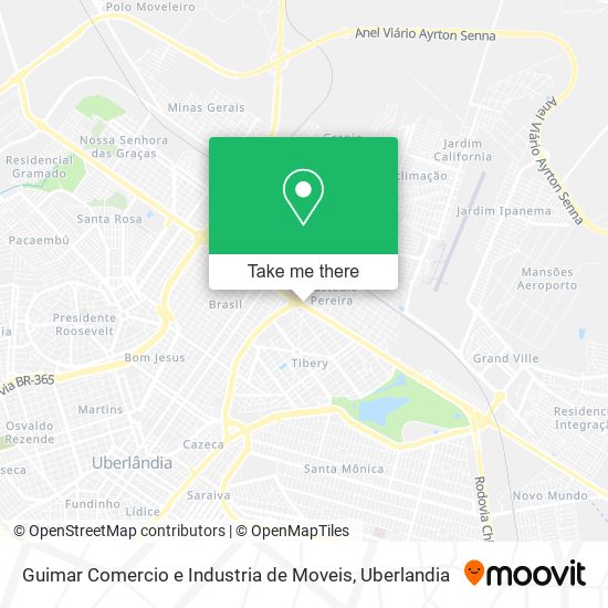 Guimar Comercio e Industria de Moveis map