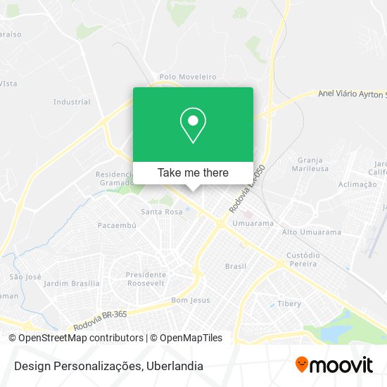 Design Personalizações map