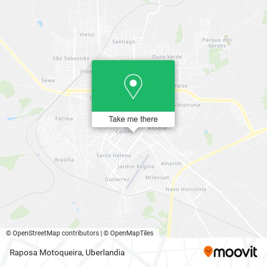 Raposa Motoqueira map