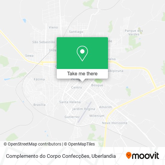 Complemento do Corpo Confecções map